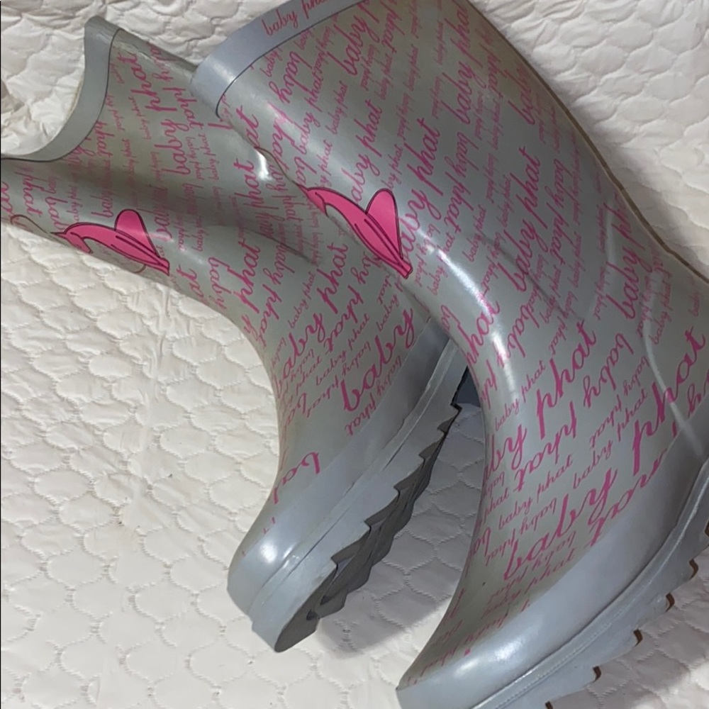 Baby phat rain boots